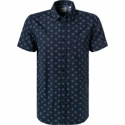 Beste Bewertungen von 🥰 MUSTANG Hemd 1011056/12039 Kurzarmhemd, Regular Fit, Baumwolle, Navy gemustert, Navy 👏