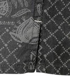 Großhandel 🎁 Marc O'Polo Hemd 124 7368 41152/F92 Kurzarmhemd, Regular Fit, Baumwolle, Nachtblau-grau gemustert, Dunkelblau ✔️ -Hemden Verkaufsgeschäft 369946 norm3