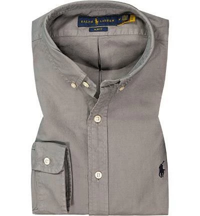 Aktion 💯 Polo Ralph Lauren Hemd 710804257/004 Slim Fit, Baumwolle, Mittelgrau, Grau ✔️ 2 Aktion 💯 Polo Ralph Lauren Hemd 710804257/004 Slim Fit, Baumwolle, Mittelgrau, Grau ✔️ – Bild 2