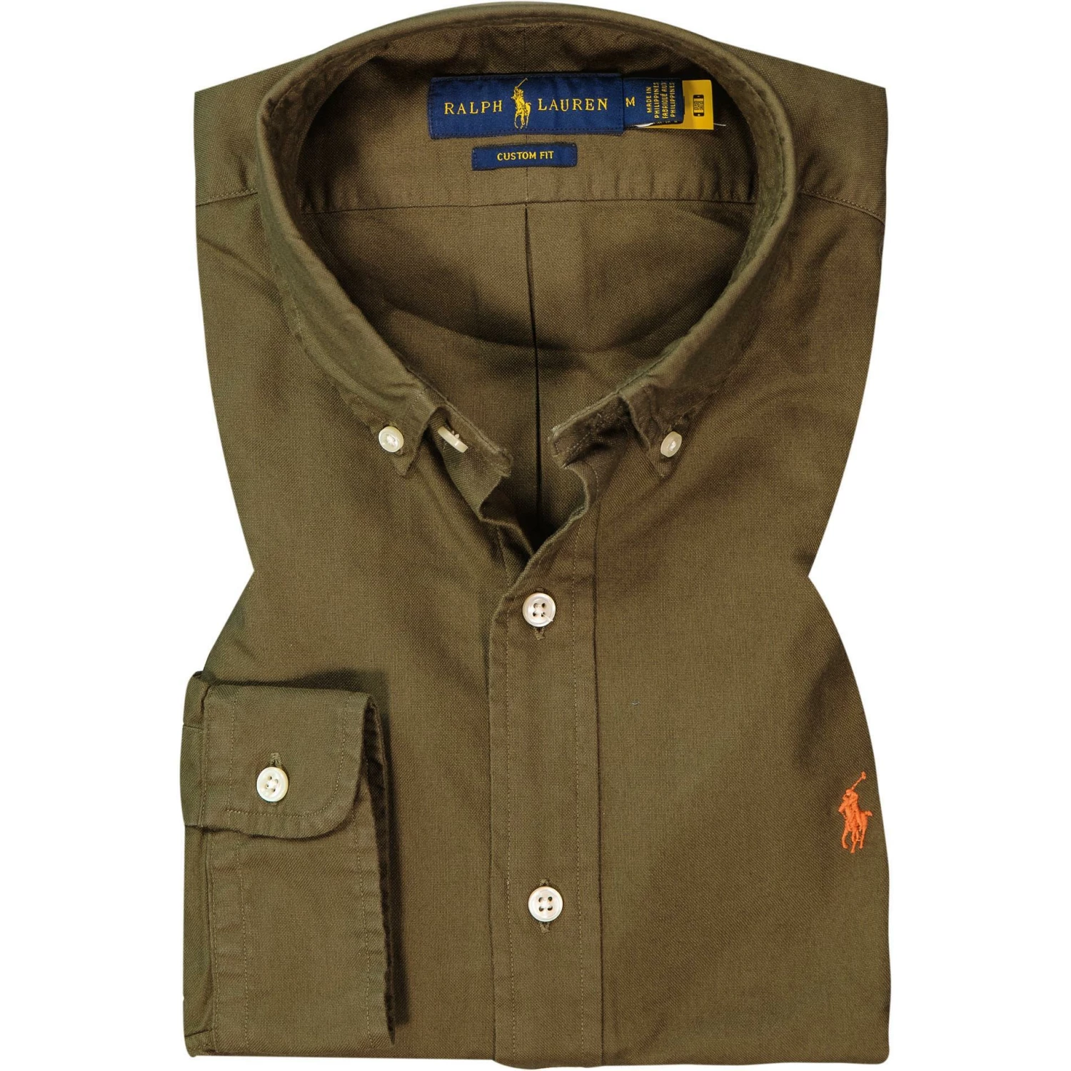 Budget 🛒 Polo Ralph Lauren Hemd 710805564/006 Custom Fit, Baumwolle, Olivgrün ✨ 1 Budget 🛒 Polo Ralph Lauren Hemd 710805564/006 Custom Fit, Baumwolle, Olivgrün ✨