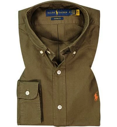 Budget 🛒 Polo Ralph Lauren Hemd 710805564/006 Custom Fit, Baumwolle, Olivgrün ✨ 2 Budget 🛒 Polo Ralph Lauren Hemd 710805564/006 Custom Fit, Baumwolle, Olivgrün ✨ – Bild 2