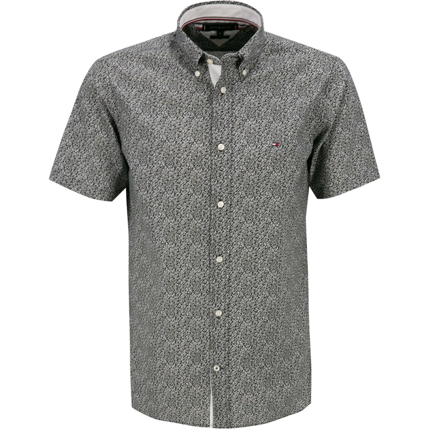 Bestpreis 😀 Tommy Hilfiger Hemd MW0MW18873/0GJ Kurzarmhemd, Regular Fit, Popeline, Schwarz-weiß gemustert, Schwarz-weiß ⭐ 1 Bestpreis 😀 Tommy Hilfiger Hemd MW0MW18873/0GJ Kurzarmhemd, Regular Fit, Popeline, Schwarz-weiß gemustert, Schwarz-weiß ⭐