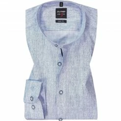 Coupon ⭐ OLYMP Level Five 69EL 2039/79/13 Hemd, Body Fit, Baumwoll-Stretch, Mit extra langen Arm, Rauchblau meliert, Rauchblau 🤩