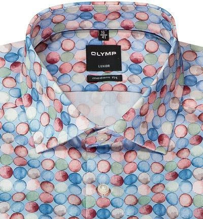 Budget 🛒 OLYMP Luxor Modern Fit 69EL 1219/79/35 Hemd, Baumwolle, Extra langer Arm, Blau-rot, Rot ⌛ 3 Budget 🛒 OLYMP Luxor Modern Fit 69EL 1219/79/35 Hemd, Baumwolle, Extra langer Arm, Blau-rot, Rot ⌛ – Bild 3
