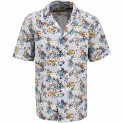 Coupon 🤩 Haupt Hemd 7112898285/40701 Kurzarmhemd, Regular Fit, Popeline, 👖 Jeansblau gemustert, 👖 Jeansblau 🎉