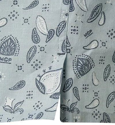 Aktion 🥰 Marc O'Polo Hemd 124 7354 41152/I87 Kurzarmhemd, Regular Fit, Leinen, Hellblau gemustert, Marine ✔️ 4 Aktion 🥰 Marc O'Polo Hemd 124 7354 41152/I87 Kurzarmhemd, Regular Fit, Leinen, Hellblau gemustert, Marine ✔️ – Bild 4