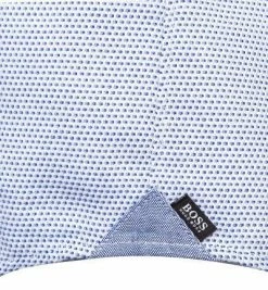 Schlussverkauf ❤️ BOSS Hemd Ronn 50453002/428 Kurzarmhemd, Slim Fit, Baumwolle, Mittelblau meliert, Mittelblau 🤩 -Hemden Verkaufsgeschäft 370177 norm3