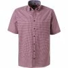 Brandneu 🥰 ETERNA Hemd 8917/K144/52 Kurzarmhemd, Comfort Fit, Popeline, Rosa-weiß kariert, Rosa 😀