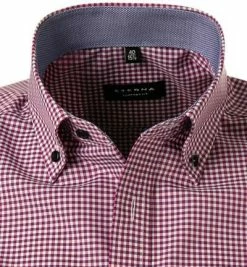 Brandneu 🥰 ETERNA Hemd 8917/K144/52 Kurzarmhemd, Comfort Fit, Popeline, Rosa-weiß kariert, Rosa 😀 -Hemden Verkaufsgeschäft 370303 norm2