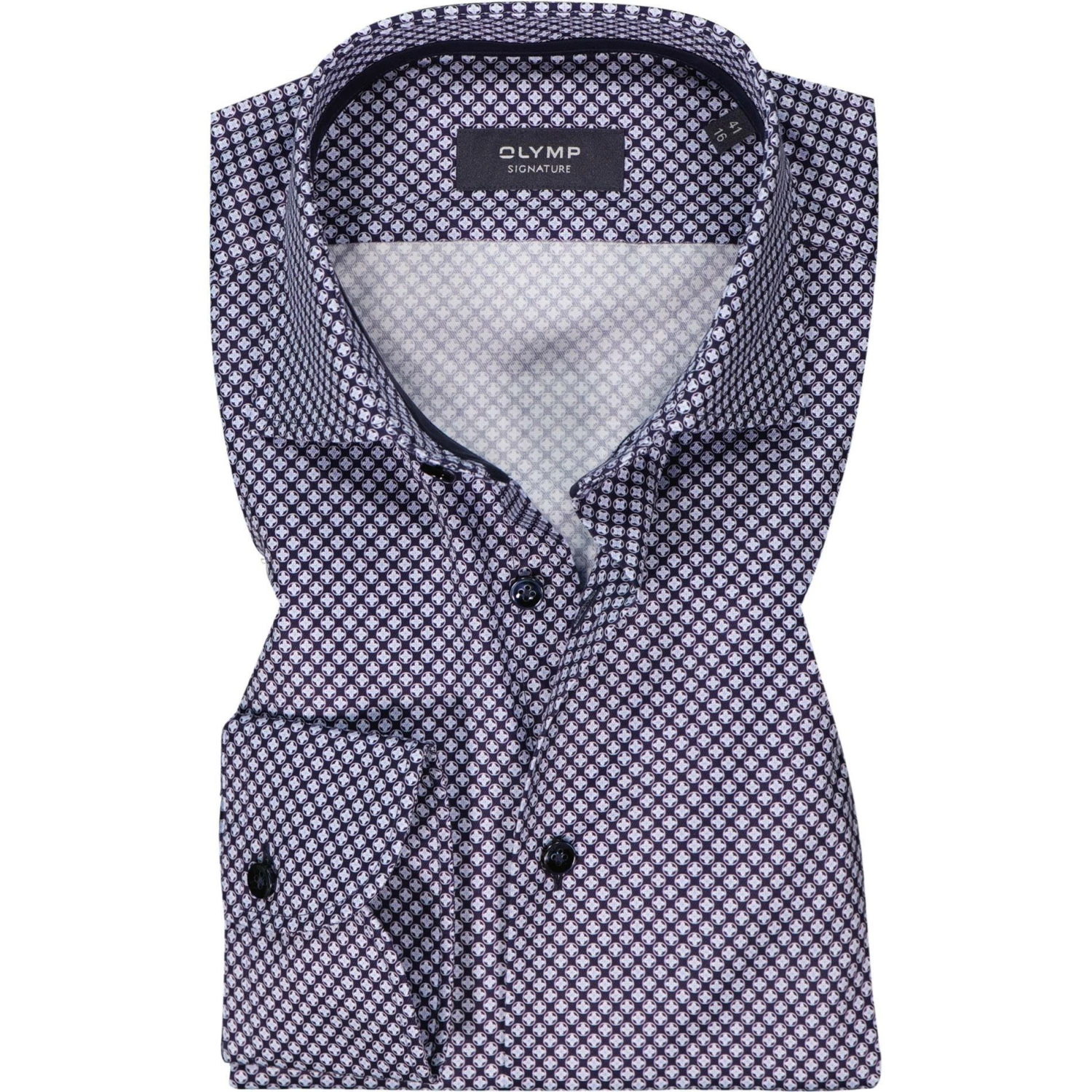 Am billigsten 😀 OLYMP Signature Tailored Fit 8529/74/14 Hemd, Baumwolle, Nachtblau gemustert, Nachtblau ❤️ 1 Am billigsten 😀 OLYMP Signature Tailored Fit 8529/74/14 Hemd, Baumwolle, Nachtblau gemustert, Nachtblau ❤️