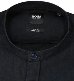 Blitzangebot 🥰 BOSS Hemd Rolfo 50456278/402 Slim Fit, Reines Leinen, Dunkelblau 😀 -Hemden Verkaufsgeschäft 370836 norm2