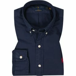 Beste Bewertungen von 😉 Polo Ralph Lauren Hemd 710794604/001 Slim Fit, Twill, Navy 👏