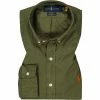 Großhandel ⌛ Polo Ralph Lauren Hemd 710794604/010 Slim Fit, Twill, Olivgrün, Militärgrün 🔥