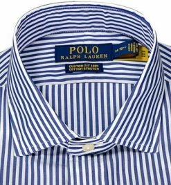 Angebote 😉 Polo Ralph Lauren Hemd 710842636/001 Custom Fit, Baumwolle, Marine-weiß gestreift, Navy-weiß 🥰 -Hemden Verkaufsgeschäft 371563 norm2