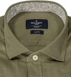 Besorgen 🎁 HACKETT Hemd HM308837/728 Slim Fit, Twill, Olivgrün meliert, Oliv 🎁 -Hemden Verkaufsgeschäft 371628 norm2