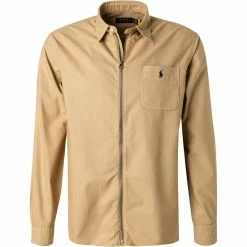 Aktion 🎁 Polo Ralph Lauren Hemd 710842650/001 Overshirt, Baumwolle, Beige 🥰