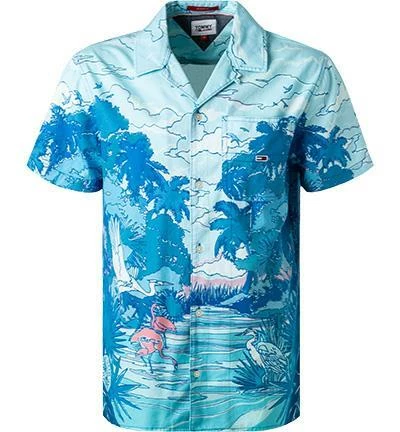 Rabatt 👏 TOMMY 👖 JEANS Hemd DM0DM10881/0GY Kurzarmhemd, Classic Fit, Baumwolle, Hellblau gemustert, Hellblau 🥰 2 Rabatt 👏 TOMMY 👖 JEANS Hemd DM0DM10881/0GY Kurzarmhemd, Classic Fit, Baumwolle, Hellblau gemustert, Hellblau 🥰 – Bild 2