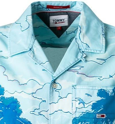 Rabatt 👏 TOMMY 👖 JEANS Hemd DM0DM10881/0GY Kurzarmhemd, Classic Fit, Baumwolle, Hellblau gemustert, Hellblau 🥰 3 Rabatt 👏 TOMMY 👖 JEANS Hemd DM0DM10881/0GY Kurzarmhemd, Classic Fit, Baumwolle, Hellblau gemustert, Hellblau 🥰 – Bild 3