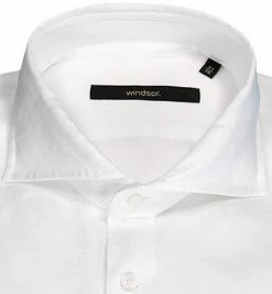 Bester Verkauf 🧨 Windsor Hemd Lano-W 30026497/100 Shaped Fit, Reines Leinen, Weiß 🎁 -Hemden Verkaufsgeschäft 371779 norm2