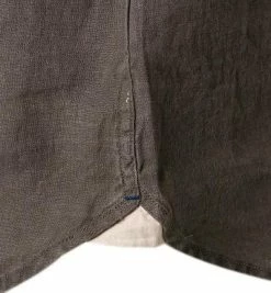 Brandneu 😉 Marc O'Polo Hemd 136 7428 41028/987 Kurzarmhemd, Regular Fit, Reines Leinen, Grau ✔️ -Hemden Verkaufsgeschäft 371808 norm4