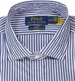 Bestes Angebot ⭐ Polo Ralph Lauren Hemd 710844535/001 Slim Fit, Baumwolle, Marine-weiß gestreift, Navy-weiß 🔥 -Hemden Verkaufsgeschäft 371818 norm2