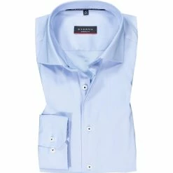 Angebote 👏 ETERNA Hemd 3377/X18K/12 Modern Fit, Mikrofaser atmungsaktiv, Hellblau 😍