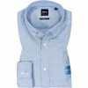 Brandneu ✔️ BOSS Hemd Mabsoot 50462815/460 Slim Fit, Baumwolle, Hellblau meliert, Hellblau 🤩