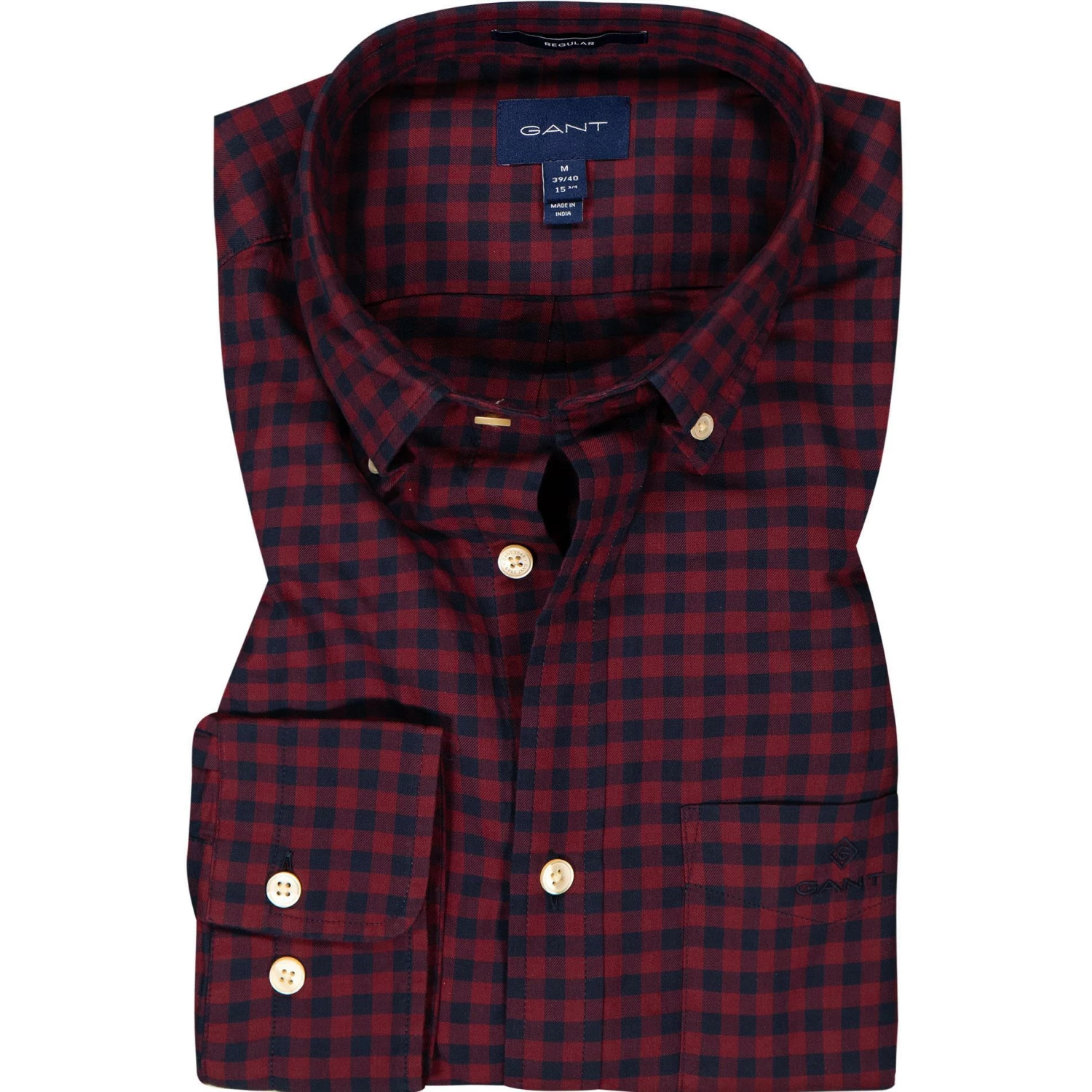 Neu 🌟 Gant Hemd 3011230/605 Regular Fit, Twill, Weinrot kariert, Weinrot 💯 1 Neu 🌟 Gant Hemd 3011230/605 Regular Fit, Twill, Weinrot kariert, Weinrot 💯