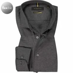 Bester Verkauf 😍 bugatti Hemd 9980/88600/270 Jersey, Dunkelgrau meliert, Dunkelgrau 😉