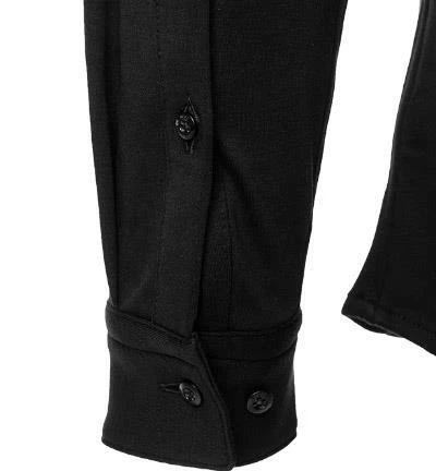 Blitzangebot 💯 HUGO Hemd Erriko 50462326/001 Extra Slim Fit, Jersey, Extra langer Arm, Schwarz 🛒 4 Blitzangebot 💯 HUGO Hemd Erriko 50462326/001 Extra Slim Fit, Jersey, Extra langer Arm, Schwarz 🛒 – Bild 4