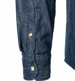 Großhandel 🥰 Strellson 👖 Jeanshemd Callen 30028365/401 Casual Fit, Baumwolle, Dunkelblau meliert, Dunkelblau 🧨 -Hemden Verkaufsgeschäft 373600 norm3