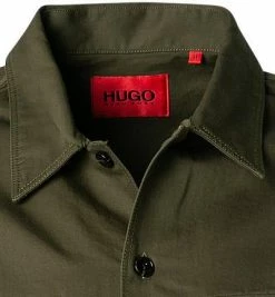 Großhandel 🔔 HUGO Overshirt Enalu 50459637/304 Baumwolle, Olivgrün, Dunkelgrün 🥰 -Hemden Verkaufsgeschäft 373615 norm2
