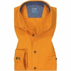 Bester Verkauf 😍 OLYMP Casual Modern Fit 4018/84/56 Hemd, Baumwolle, Ocker ❤️