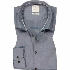 Besorgen ❤️ OLYMP Casual Level Five Body Fit 3500/84/18 Hemd, Casual Body Fit, Baumwolle, Marineblau, Marine ⭐