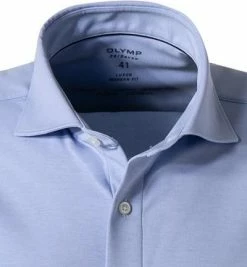 Angebote 👏 OLYMP Luxor Modern Fit 69EL 1210/89/11 Hemd, Jersey geruchshemmend, Extra langer Arm, Bleu meliert, Bleu 🛒 -Hemden Verkaufsgeschäft 373735 norm2