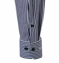 Am billigsten ✨ OLYMP No. Six Super Slim 2524/84/18 Hemd, Super Slim Fit, Jersey geruchshemmend, Marine-weiß gestreift, Marine ✨ -Hemden Verkaufsgeschäft 373743 norm3