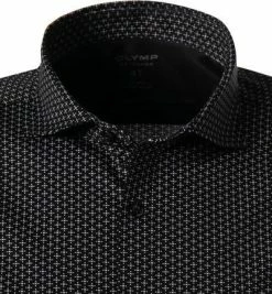 Großhandel ✨ OLYMP No. Six Super Slim 2516/84/68 Hemd, Super Slim Fit, Jersey geruchshemmend, Schwarz gemustert, Schwarz 🤩 -Hemden Verkaufsgeschäft 373747 norm2