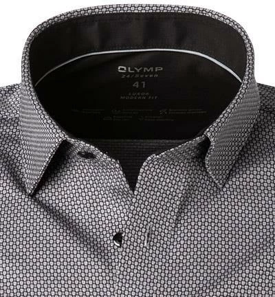 Schlussverkauf 😀 OLYMP Luxor Modern Fit 1228/84/63 Hemd, Jersey geruchshemmend, Silbergrau gemustert, Silbergrau 🧨 3 Schlussverkauf 😀 OLYMP Luxor Modern Fit 1228/84/63 Hemd, Jersey geruchshemmend, Silbergrau gemustert, Silbergrau 🧨 – Bild 3