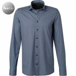 Top 10 ✔️ OLYMP Luxor Modern Fit 1234/84/18 Hemd, Jersey, Marine gemustert, Marine 👏