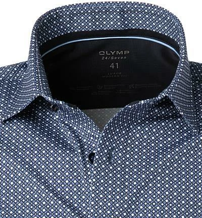 Top 10 ✔️ OLYMP Luxor Modern Fit 1234/84/18 Hemd, Jersey, Marine gemustert, Marine 👏 3 Top 10 ✔️ OLYMP Luxor Modern Fit 1234/84/18 Hemd, Jersey, Marine gemustert, Marine 👏 – Bild 3