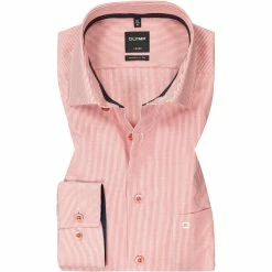 Großhandel 🤩 OLYMP Luxor Modern Fit 1260/84/36 Hemd, Baumwolle, Rot-weiß gestreift, Sienna 🛒
