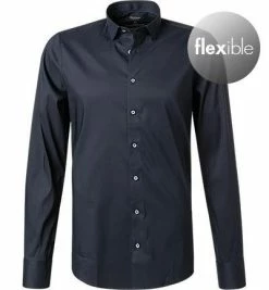 Am billigsten 🌟 OLYMP Level Five Body Fit 2066/84/18 Hemd, Mikrofaser Stretch, Marine 👏 -Hemden Verkaufsgeschäft 373785 norm