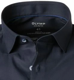 Am billigsten 🌟 OLYMP Level Five Body Fit 2066/84/18 Hemd, Mikrofaser Stretch, Marine 👏 -Hemden Verkaufsgeschäft 373785 norm2