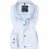 Großhandel 🥰 OLYMP Level Five Body Fit 2090/84/11 Hemd, Baumwolle, Bleu kariert, Bleu 🛒