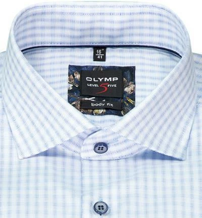 Großhandel 🥰 OLYMP Level Five Body Fit 2090/84/11 Hemd, Baumwolle, Bleu kariert, Bleu 🛒 3 Großhandel 🥰 OLYMP Level Five Body Fit 2090/84/11 Hemd, Baumwolle, Bleu kariert, Bleu 🛒 – Bild 3