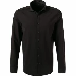 Bestpreis ⌛ OLYMP Level Five Body Fit 69EL 2006/89/68 Hemd, Jersey geruchshemmend, Extra langer Arm, Schwarz ❤️