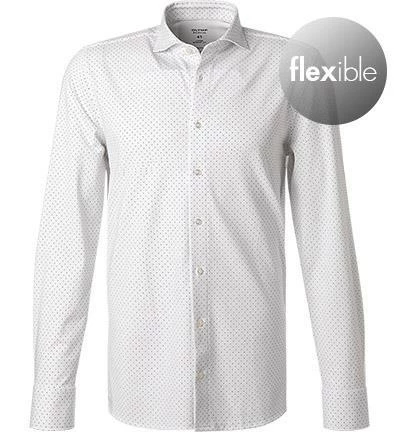 Top 10 ✨ OLYMP Luxor Modern Fit 1224/84/00 Hemd, Jersey geruchshemmend, Weiß-blau gemustert, Weiß 😀 2 Top 10 ✨ OLYMP Luxor Modern Fit 1224/84/00 Hemd, Jersey geruchshemmend, Weiß-blau gemustert, Weiß 😀 – Bild 2