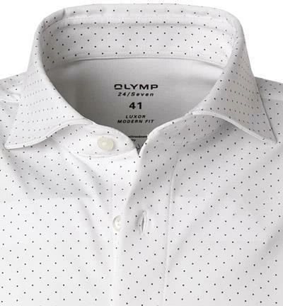 Top 10 ✨ OLYMP Luxor Modern Fit 1224/84/00 Hemd, Jersey geruchshemmend, Weiß-blau gemustert, Weiß 😀 3 Top 10 ✨ OLYMP Luxor Modern Fit 1224/84/00 Hemd, Jersey geruchshemmend, Weiß-blau gemustert, Weiß 😀 – Bild 3