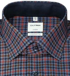 Coupon 🛒 OLYMP Luxor Comfort Fit 1090/84/33 Hemd, Baumwolle, Ziegelrot-blau gemustert, Ziegelrot 😍 -Hemden Verkaufsgeschäft 373820 norm2