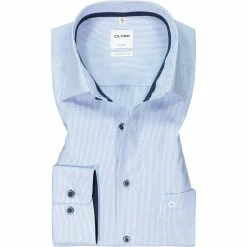 Bestpreis 🎁 OLYMP Luxor Comfort Fit 1060/84/11 Hemd, Baumwolle, Bleu-weiß gestreift, Bleu ✨